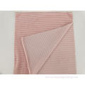Blue Striped Velvet Fabric